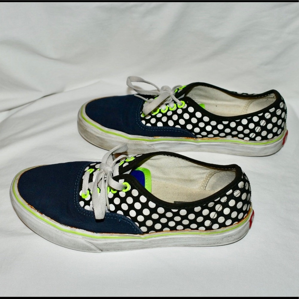 Vans Canvas LowRise NavyBlackWhiteGreen